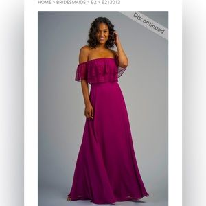 NWT Lace and Poly Chiffon Strapless Dress